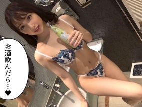 【女子アナ風美女の酔いどれセックス】 彼氏いない歴3年の素人娘とホテルでハメ撮り！ お酒の力を借りて欲望のままにヤリまくり！